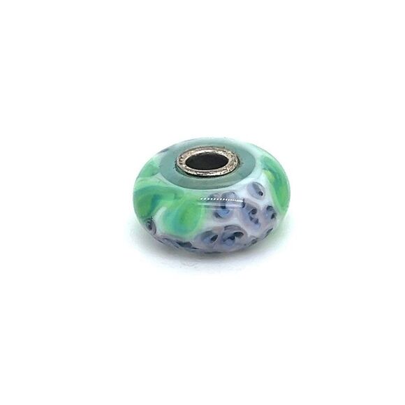 Trollbead Blue Flax Bead - Picture 1 of 4